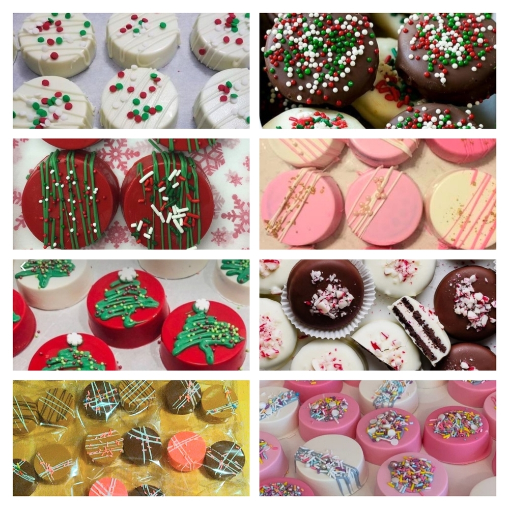 Cookies-Chocolate covered oreos! Holiday Assortment Available or Choc, Van,p.but